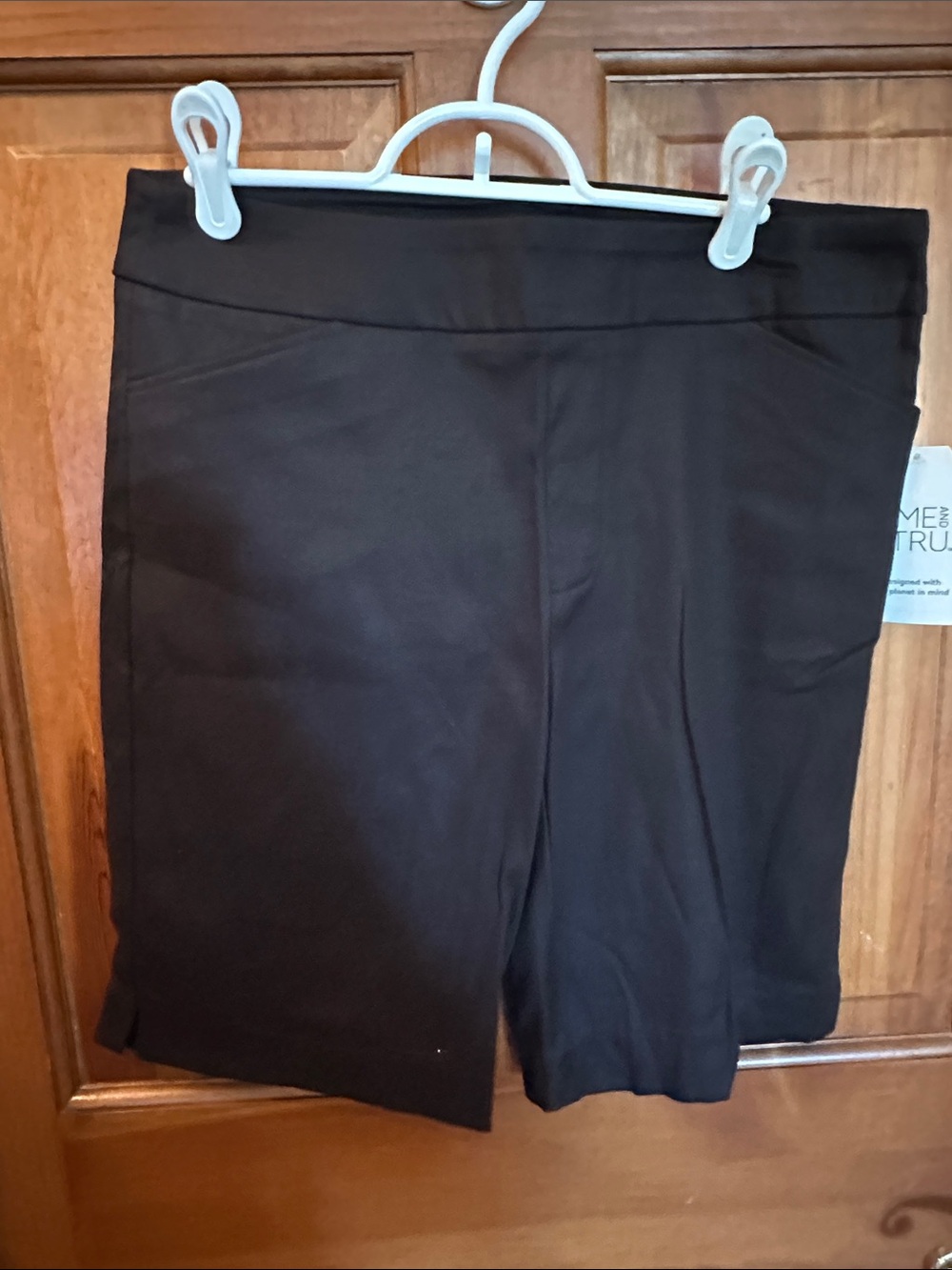 Time and Tru Black Bermuda Shorts
